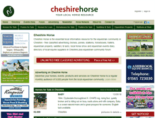 Tablet Screenshot of cheshirehorse.co.uk